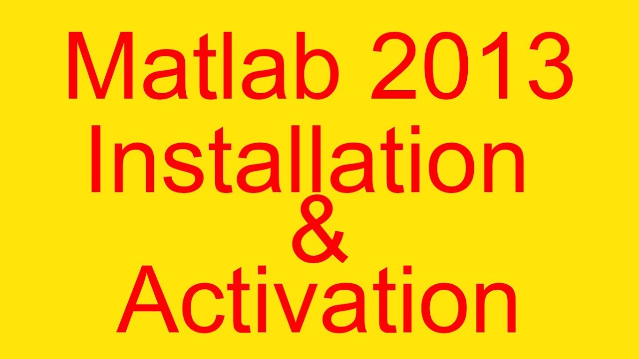 matlab r2013a activation key crack